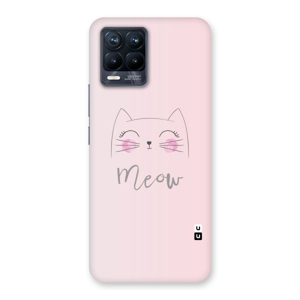 Meow Pink Back Case for Realme 8 Pro