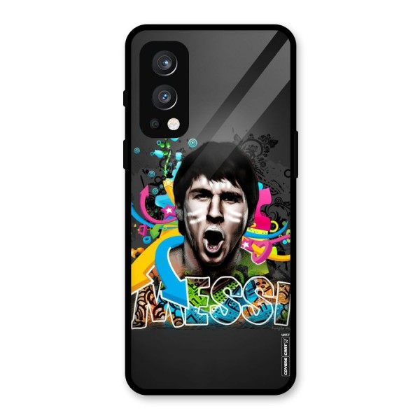 Messi For Argentina Glass Back Case for OnePlus Nord 2 5G