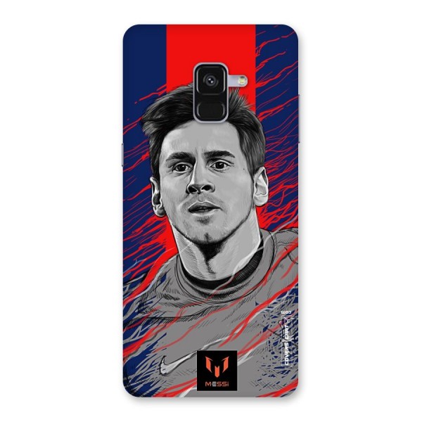 Messi For FCB Back Case for Galaxy A8 Plus