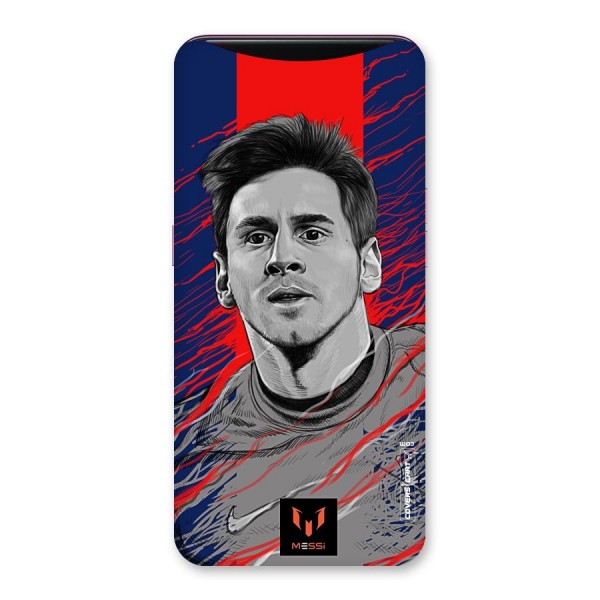 Messi For FCB Back Case for Oppo Find X