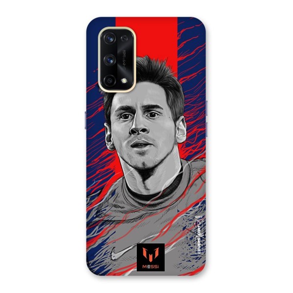 Messi For FCB Glass Back Case for Realme X7 Pro