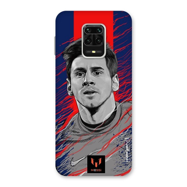 Messi For FCB Back Case for Redmi Note 9 Pro