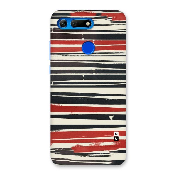 Messy Vintage Stripes Back Case for Honor View 20