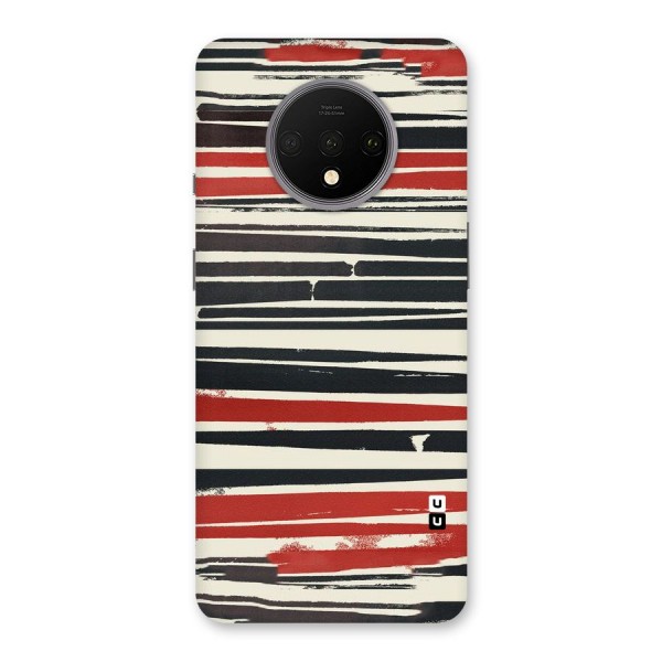 Messy Vintage Stripes Back Case for OnePlus 7T