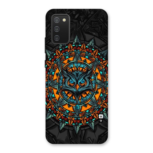 Mighty Owl Artwork Back Case for Galaxy F02s