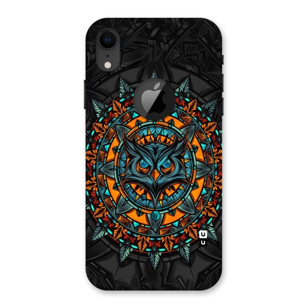 Mighty Owl Artwork Back Case for iPhone XR Logo Cut