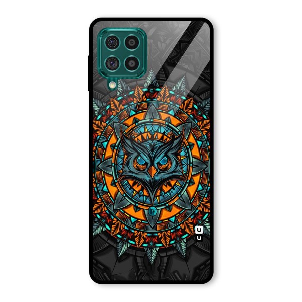 Mighty Owl Artwork Glass Back Case for Galaxy F62
