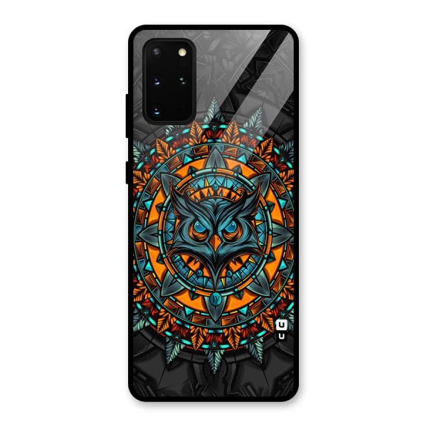 Mighty Owl Artwork Glass Back Case for Galaxy S20 Plus
