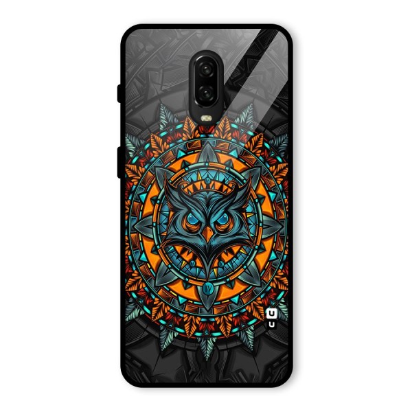Mighty Owl Artwork Glass Back Case for OnePlus 6T