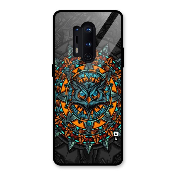 Mighty Owl Artwork Glass Back Case for OnePlus 8 Pro