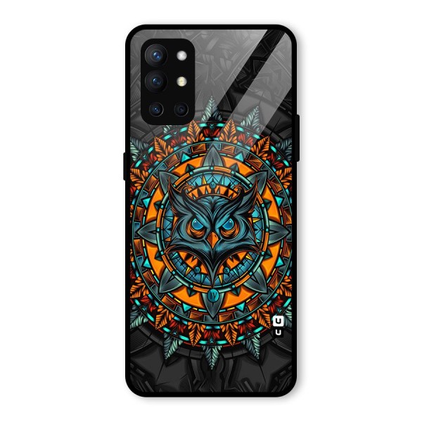 Mighty Owl Artwork Glass Back Case for OnePlus 9R