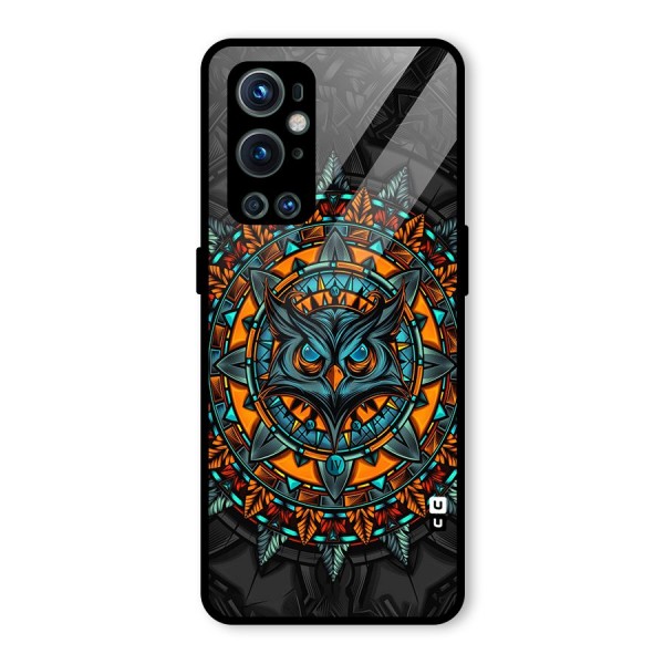 Mighty Owl Artwork Glass Back Case for OnePlus 9 Pro