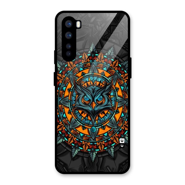 Mighty Owl Artwork Glass Back Case for OnePlus Nord