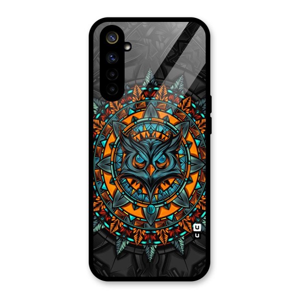 Mighty Owl Artwork Glass Back Case for Realme 6