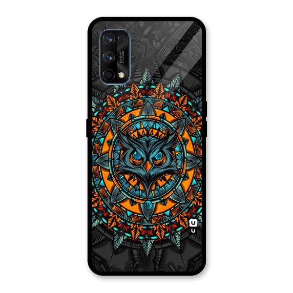 Mighty Owl Artwork Glass Back Case for Realme 7 Pro