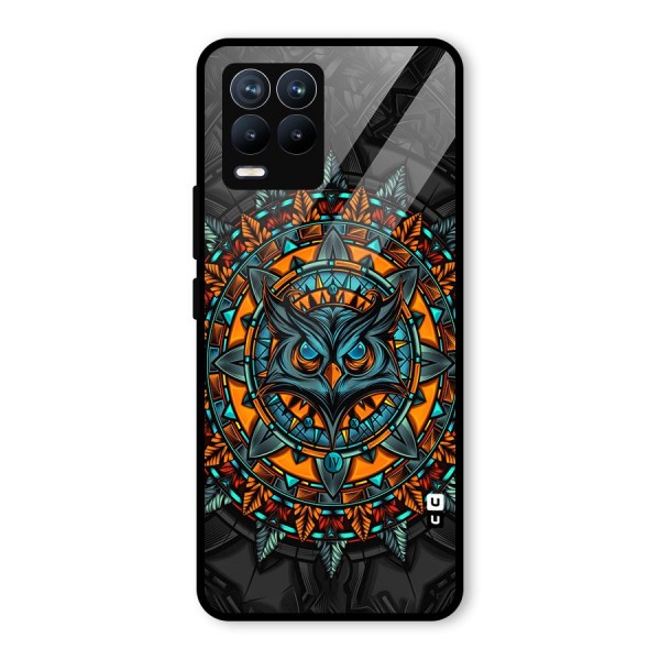 Mighty Owl Artwork Glass Back Case for Realme 8