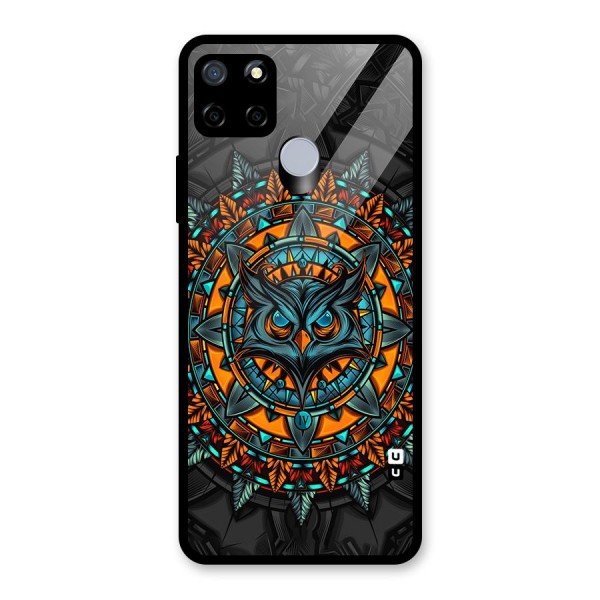 Mighty Owl Artwork Glass Back Case for Realme C12