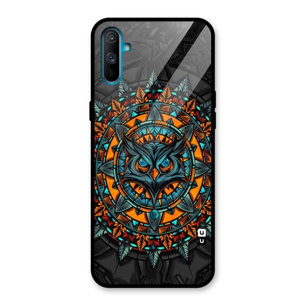 Mighty Owl Artwork Glass Back Case for Realme C3