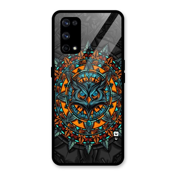 Mighty Owl Artwork Glass Back Case for Realme X7 Pro