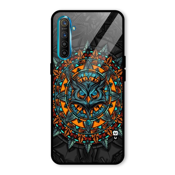 Mighty Owl Artwork Glass Back Case for Realme XT