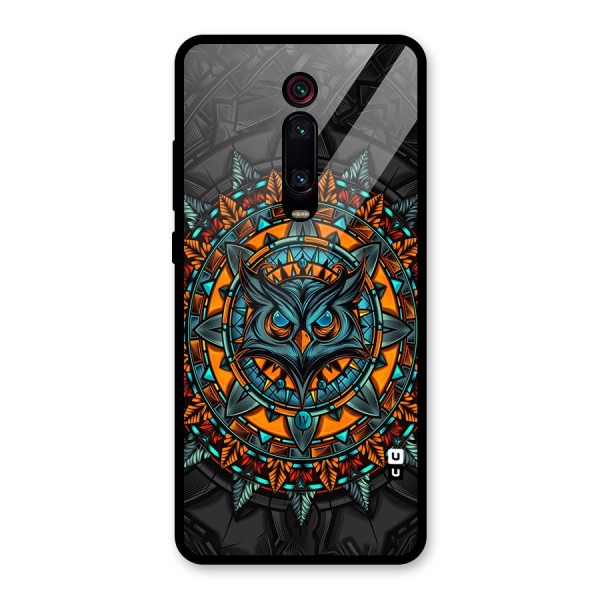 Mighty Owl Artwork Glass Back Case for Redmi K20 Pro
