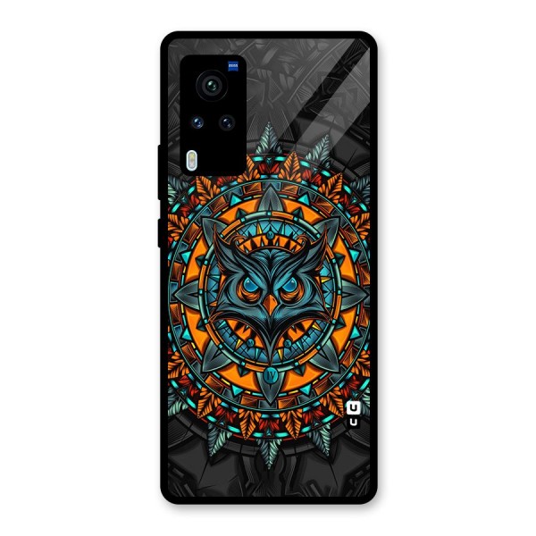 Mighty Owl Artwork Glass Back Case for Vivo X60 Pro