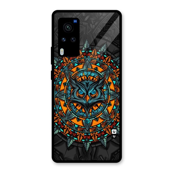 Mighty Owl Artwork Glass Back Case for Vivo X60 Pro