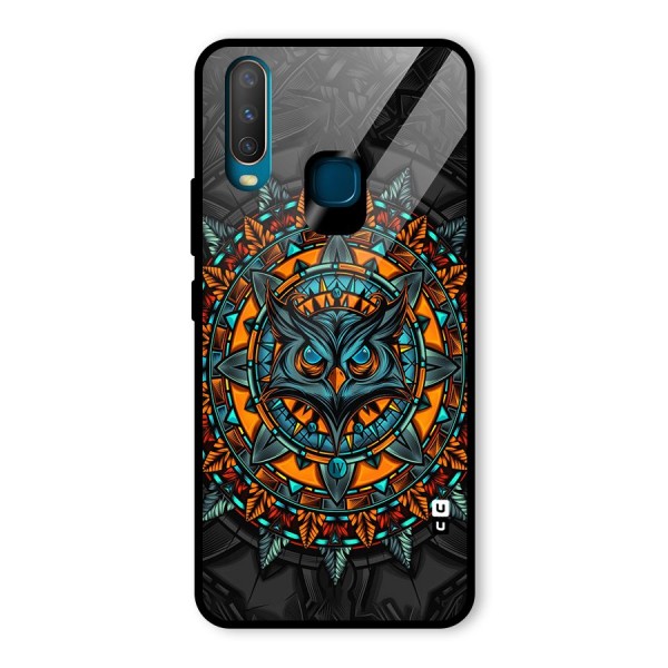 Mighty Owl Artwork Glass Back Case for Vivo Y15