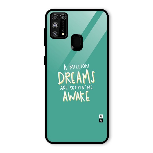 Million Dreams Glass Back Case for Galaxy M31