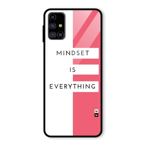 Mindset is Everything Glass Back Case for Galaxy M31s