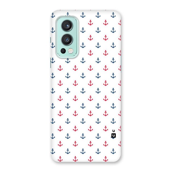 Minimal Anchor Pattern Back Case for OnePlus Nord 2 5G