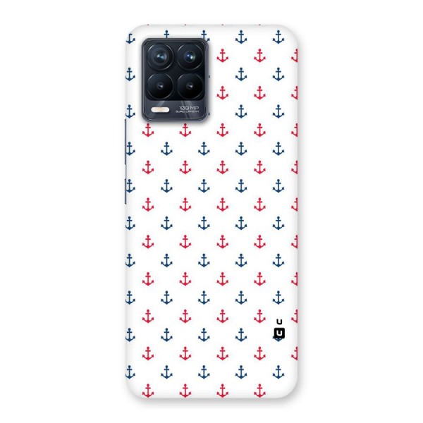 Minimal Anchor Pattern Back Case for Realme 8 Pro