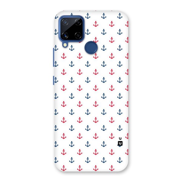 Minimal Anchor Pattern Back Case for Realme Narzo 30A