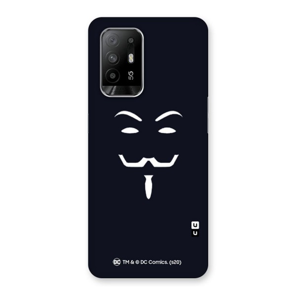 Minimal Anonymous Mask Back Case for Oppo F19 Pro Plus 5G