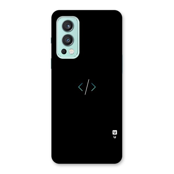 Minimal Dark Coding Back Case for OnePlus Nord 2 5G