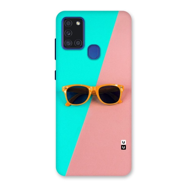Minimal Glasses Back Case for Galaxy A21s
