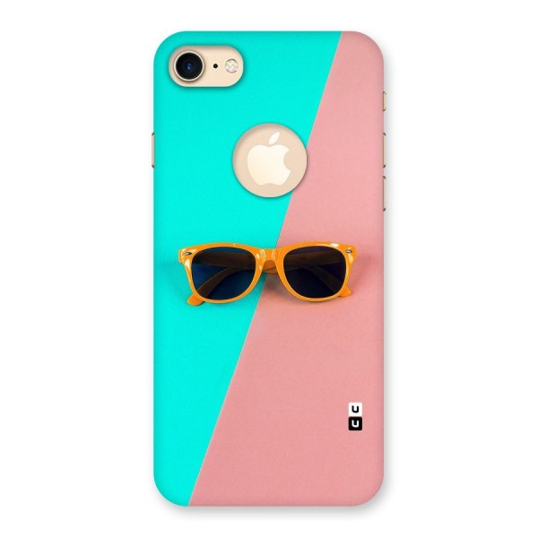 Minimal Glasses Back Case for iPhone 7 Logo Cut