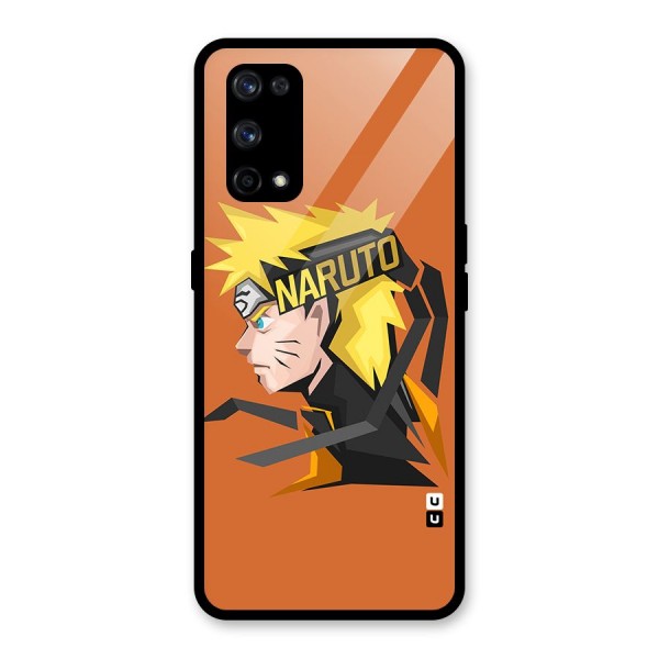 Minimal Naruto Artwork Glass Back Case for Realme X7 Pro