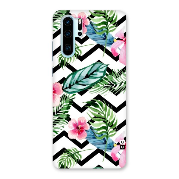 Modern Flowers Back Case for Huawei P30 Pro