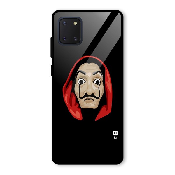 Money Heist Mask Glass Back Case for Galaxy Note 10 Lite