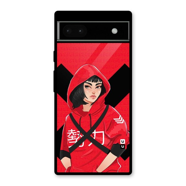 Money Heist Tokyo Digital Art Glass Back Case for Google Pixel 6a
