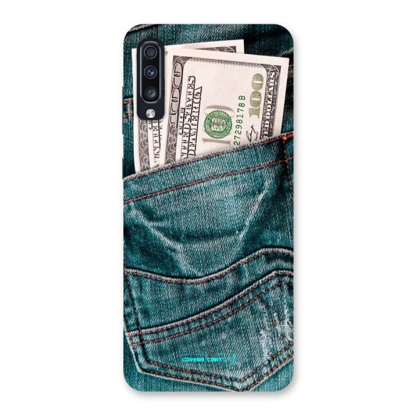 Money in Jeans Back Case for Galaxy A70