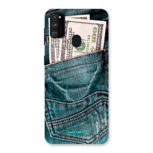 Money in Jeans Back Case for Galaxy M21