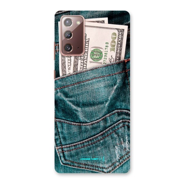 Money in Jeans Back Case for Galaxy Note 20