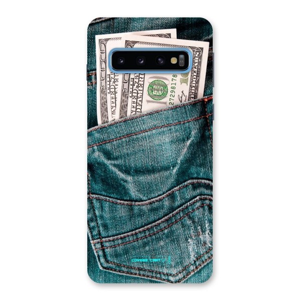 Money in Jeans Back Case for Galaxy S10