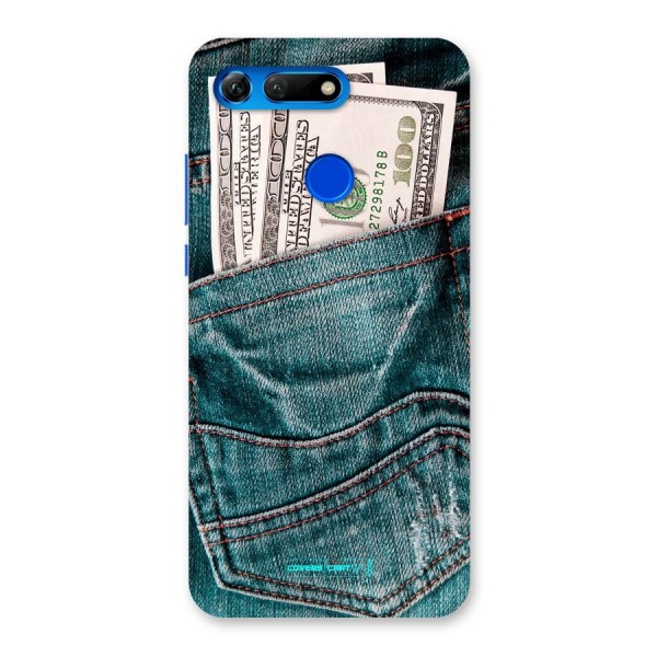 Money in Jeans Back Case for Honor View 20
