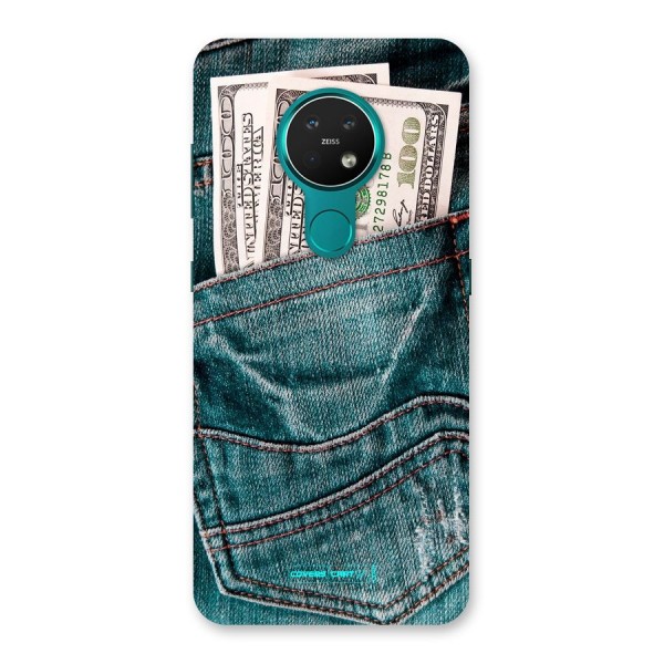 Money in Jeans Back Case for Nokia 7.2