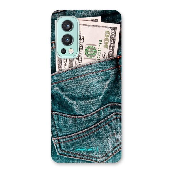Money in Jeans Back Case for OnePlus Nord 2 5G