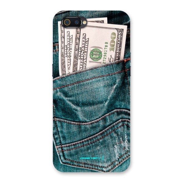 Money in Jeans Back Case for Realme C2