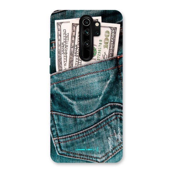 Money in Jeans Back Case for Redmi Note 8 Pro